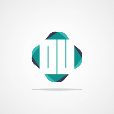 İlk harf Ou Logo tasarım şablonu