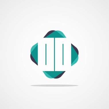 İlk harf Oo Logo tasarım şablonu