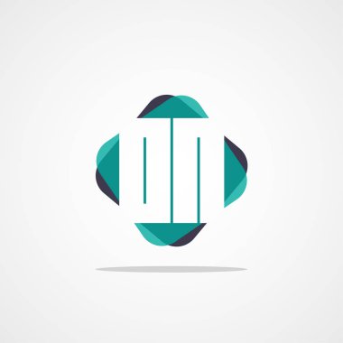 İlk harf Logo şablonu tasarımı