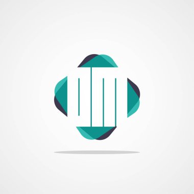 İlk Harf OM Logo Şablonu Tasarımı