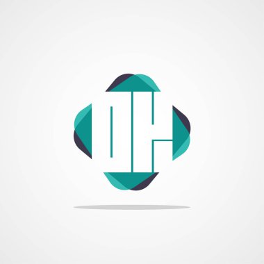 İlk harf Ok Logo tasarım şablonu