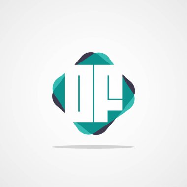 İlk harf Logo şablonu tasarım