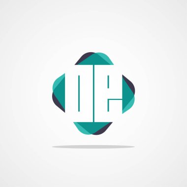 İlk harf Oe Logo tasarım şablonu