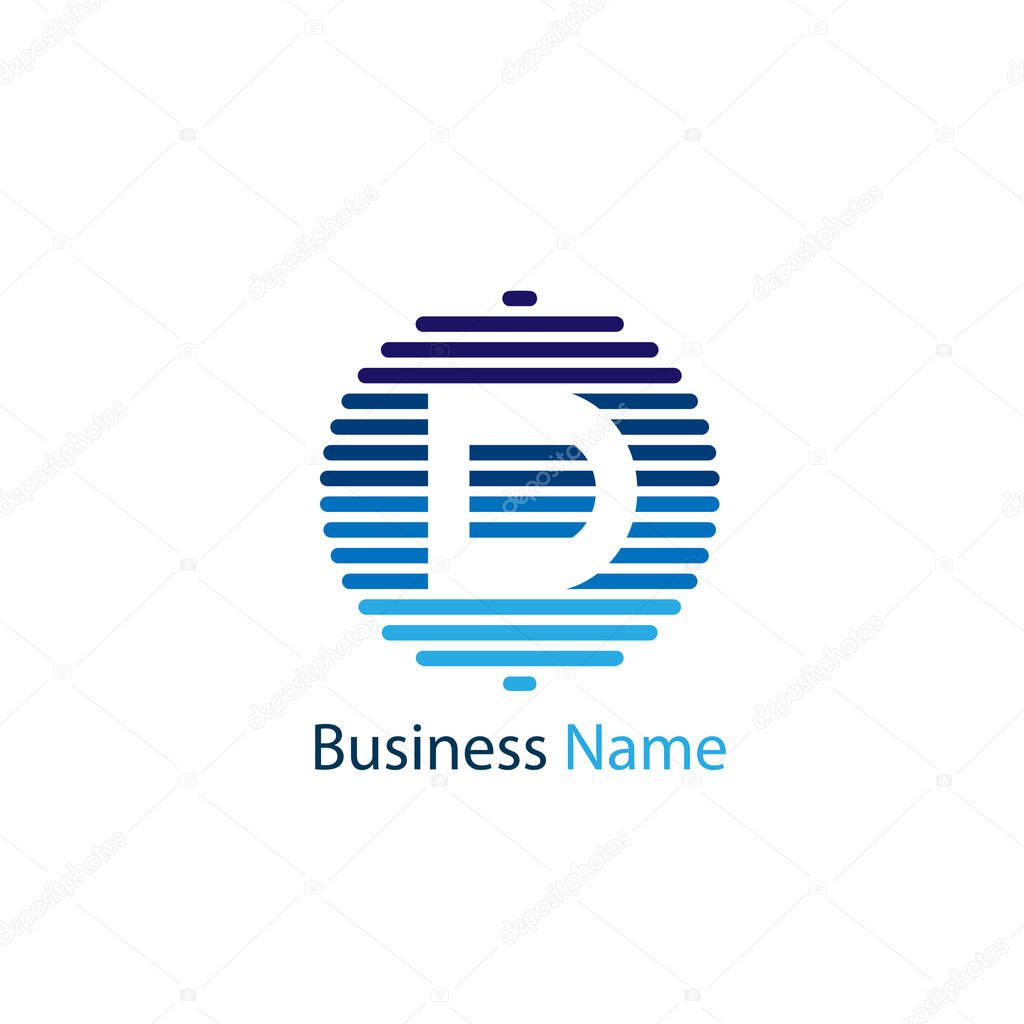 Letter D Logo Template Design