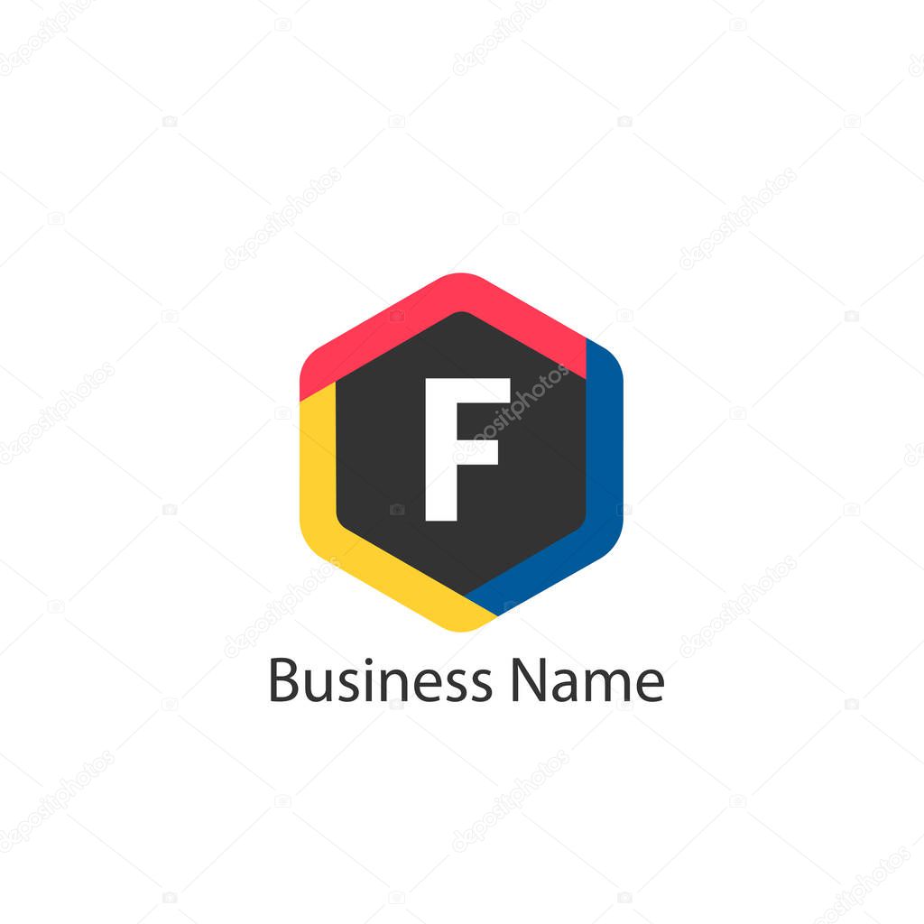Letter F Logo Template Design