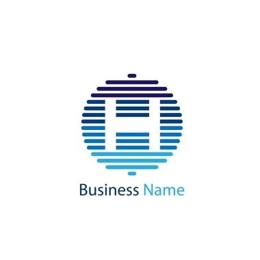H harfi Logo tasarım şablonu