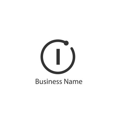 Harf ı Logo tasarım şablonu