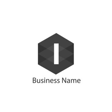 Harf ı Logo tasarım şablonu