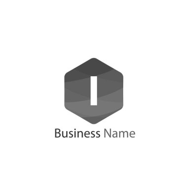 Harf ı Logo tasarım şablonu