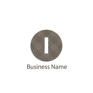 Harf ı Logo tasarım şablonu