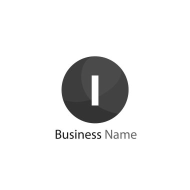 Harf ı Logo tasarım şablonu