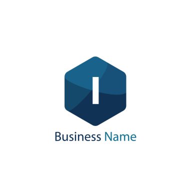 Harf ı Logo tasarım şablonu