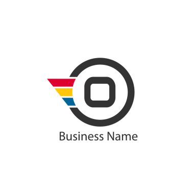 Mektup O Logo şablonu tasarımı, Logo O tasarımı, Modern O Logo, O harfi Logo Minimalist