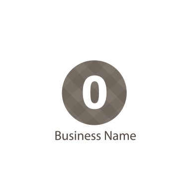 Mektup O Logo şablonu tasarımı, Logo O tasarımı, Modern O Logo, O harfi Logo Minimalist