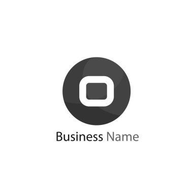 Mektup O Logo şablonu tasarımı, Logo O tasarımı, Modern O Logo, O harfi Logo Minimalist