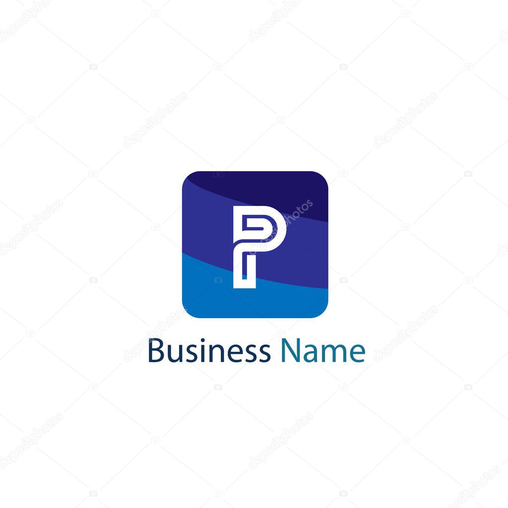 Letter P Logo Template Design