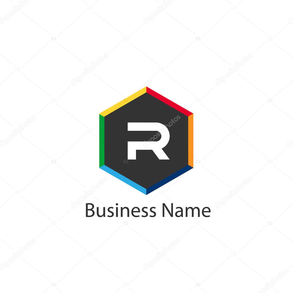 Letter R Logo Template Design