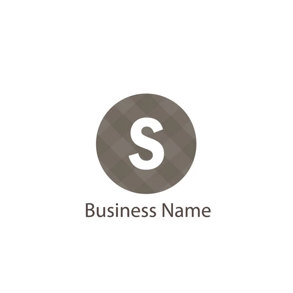 Letra Design Modelo Logotipo — Vetor de Stock