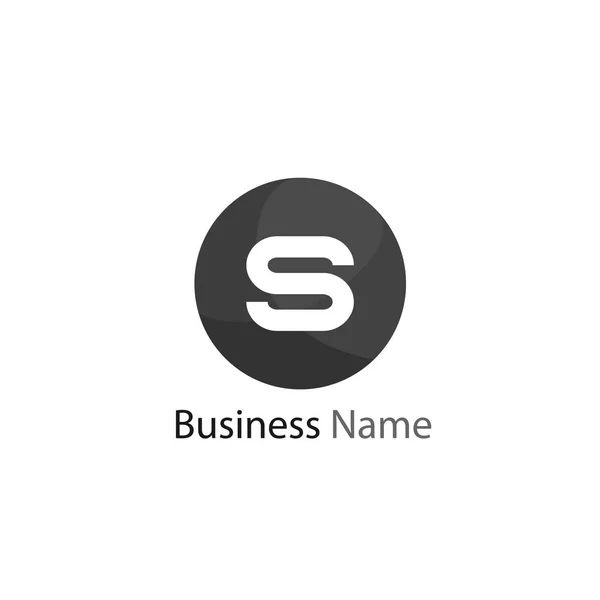 Letra Design Modelo Logotipo — Vetor de Stock