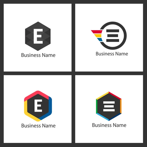 Brief Logo Set Design — Stockvektor