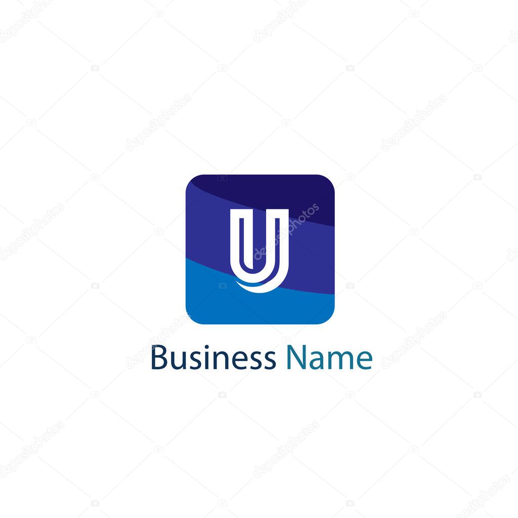 Letter U Logo Template Design