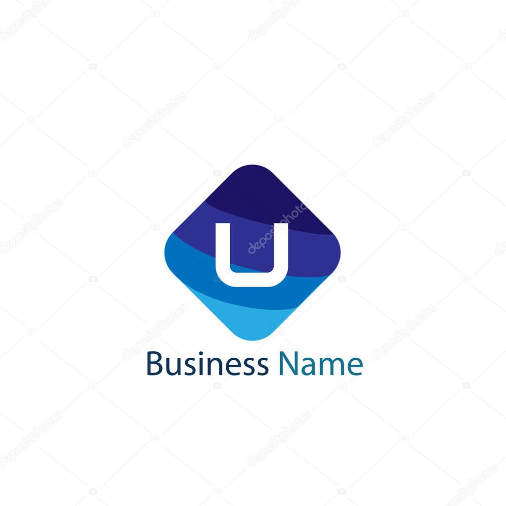 Letter U Logo Template Design