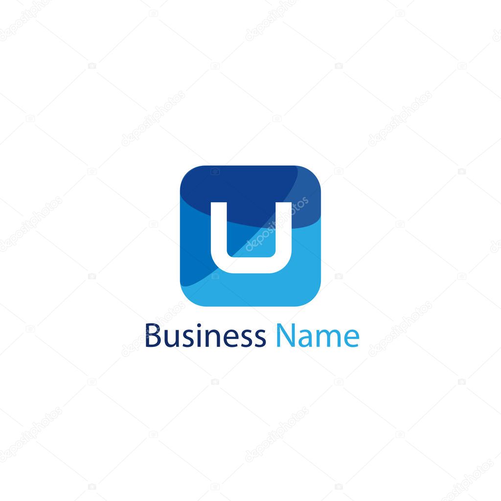 Letter U Logo Template Design