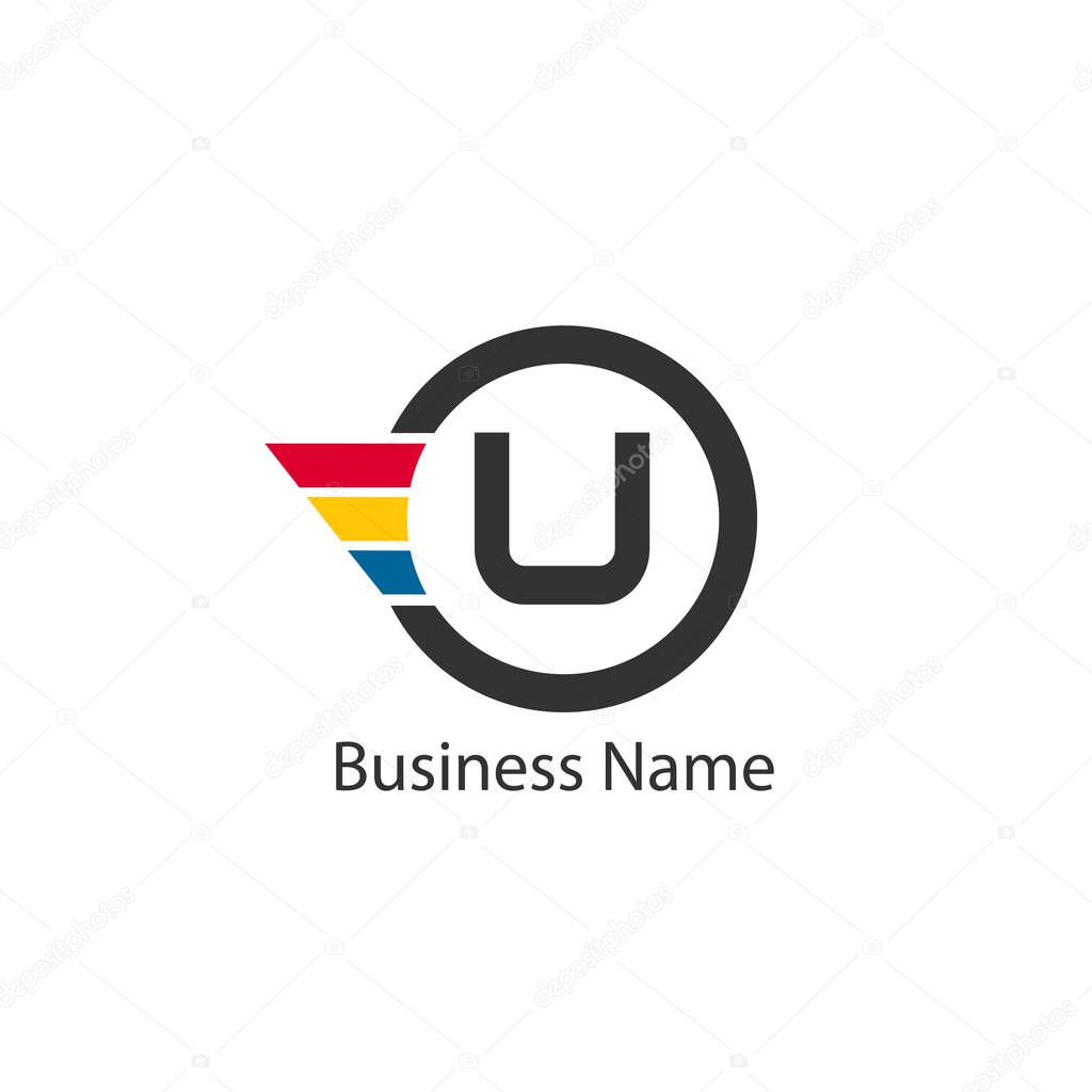 Letter U Logo Template Design