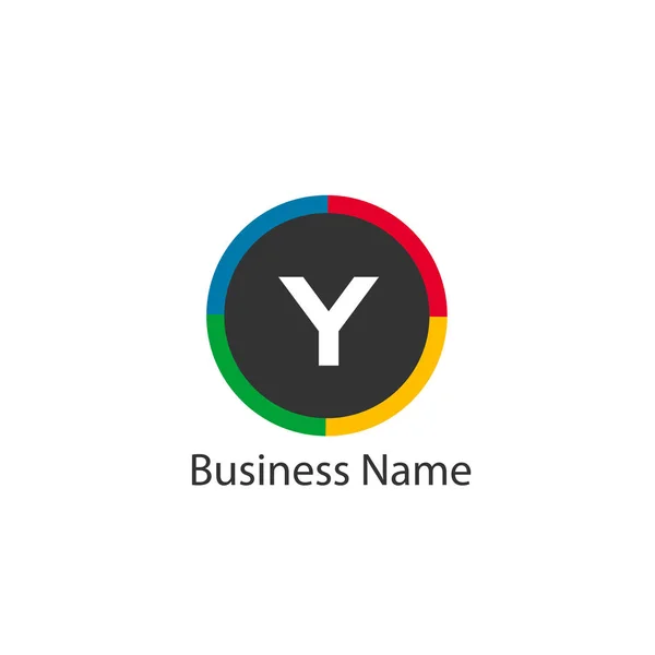 Carta Design Modelo Logotipo — Vetor de Stock