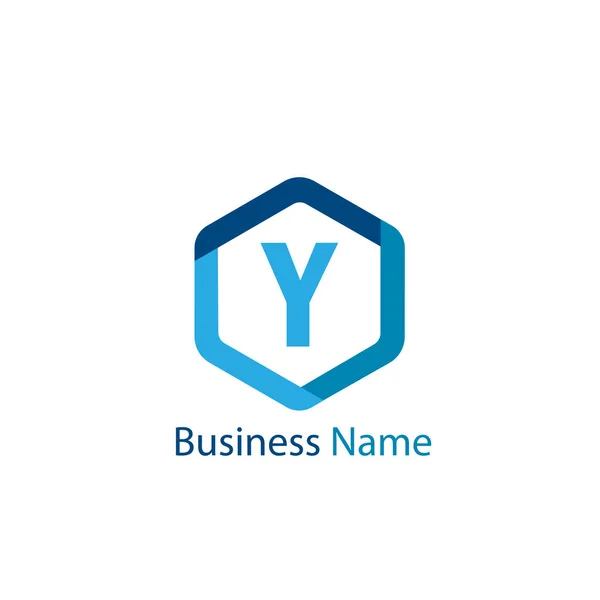 Carta Design Modelo Logotipo — Vetor de Stock