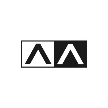 İlk Harf AA Logo Şablonu Tasarımı