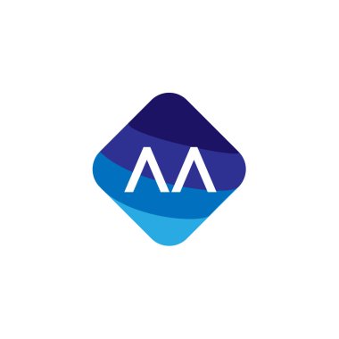 İlk Harf AA Logo Şablonu Tasarımı