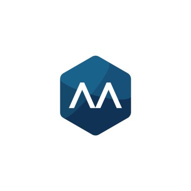 İlk Harf AA Logo Şablonu Tasarımı