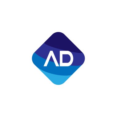 İlk harf reklam Logo tasarım şablonu