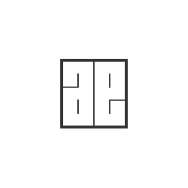 İlk Harf Ae Logo tasarım şablonu