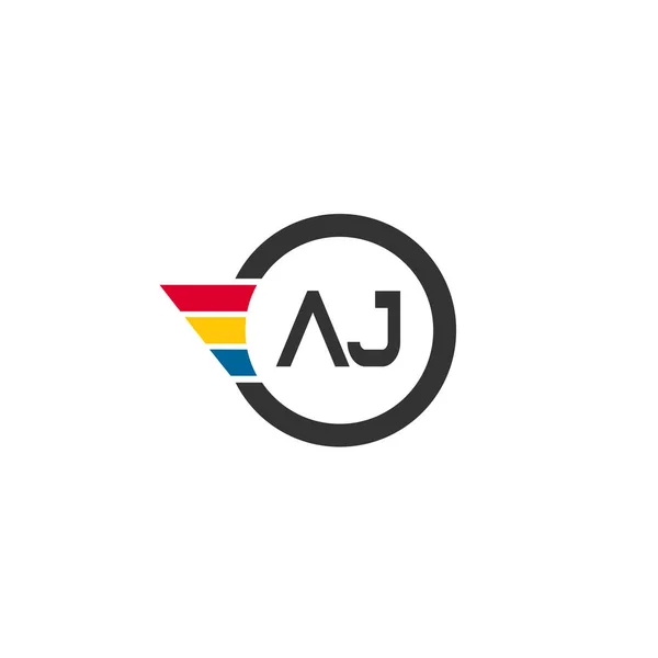 Carta Inicial Logo Tempalate Design —  Vetores de Stock