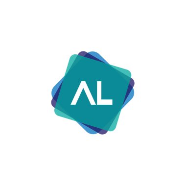 İlk harfini Al Logo tasarım şablonu