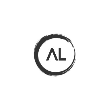 İlk harfini Al Logo tasarım şablonu