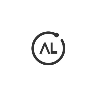 İlk harfini Al Logo tasarım şablonu