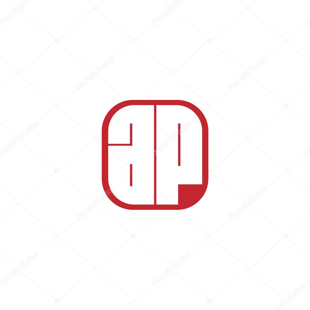 Initial Letter AP Logo Template Design