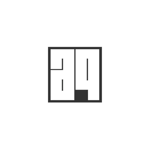 最初の文字 ロゴデザイン テンプレート — ストックベクタ