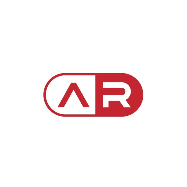 首字母Ar标志模板设计 — 图库矢量图片