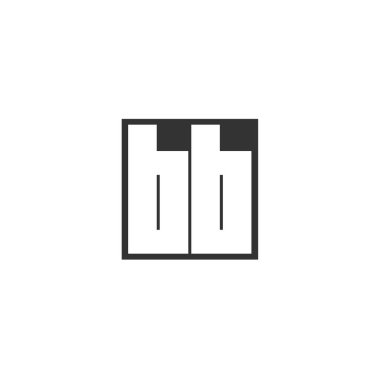 Başlangıç Harfi BB Logo Şablonu Tasarımı