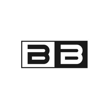 Başlangıç Harfi BB Logo Şablonu Tasarımı