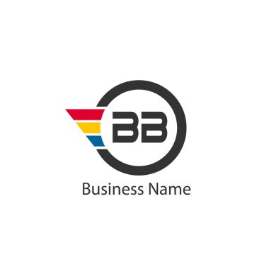 Başlangıç Harfi BB Logo Şablonu Tasarımı