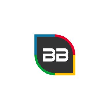 Başlangıç Harfi BB Logo Şablonu Tasarımı