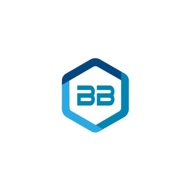 Başlangıç Harfi BB Logo Şablonu Tasarımı