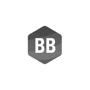 Başlangıç Harfi BB Logo Şablonu Tasarımı