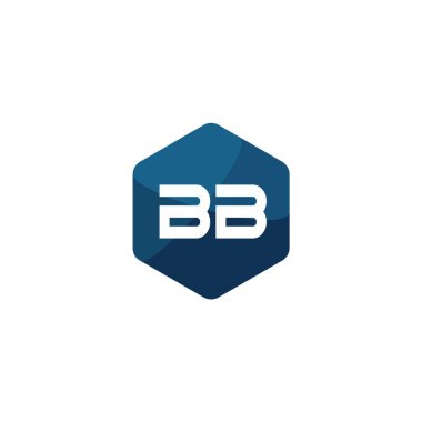 Başlangıç Harfi BB Logo Şablonu Tasarımı