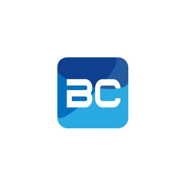 İlk mektup M.ö. Logo tasarım şablonu